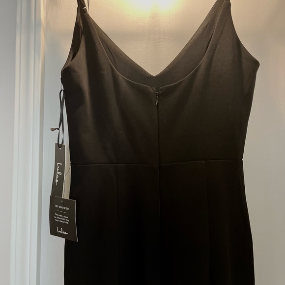 Lulus NWT Infinite Glory Black Maxi S - Picture 4 of 5